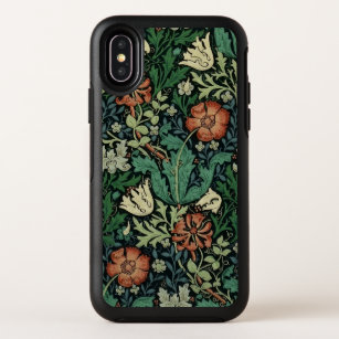 William Morris Compton Floral Art Nouveau Pattern OtterBox Symmetry iPhone X Case
