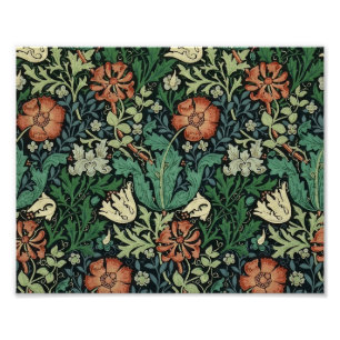 William Morris Compton Floral Art Nouveau Pattern Photo Print