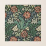 William Morris Compton Floral Art Nouveau Pattern Scarf<br><div class="desc">William Morris Compton Floral Art Nouveau Pattern.
Hand-Painted Floral Design by Garden Of Delights Art Studio.</div>