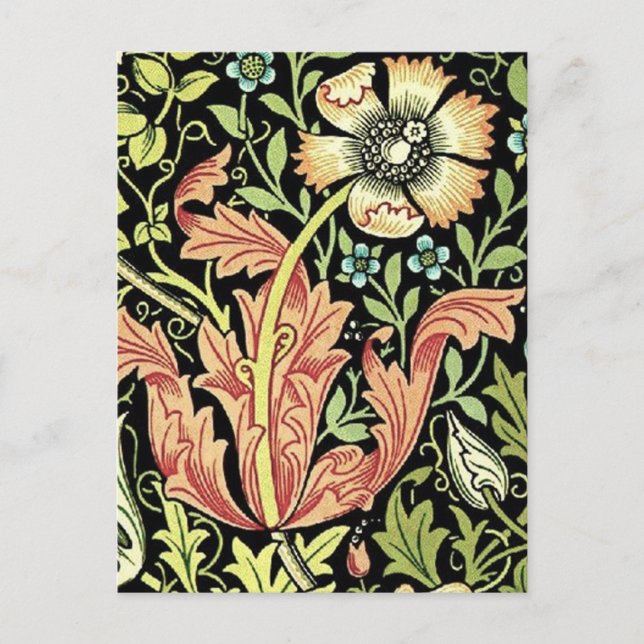 William Morris Compton Wallpaper Classic Postcard (Front)