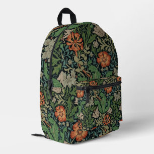 William Morris Compton Wallpaper Classic Printed Backpack