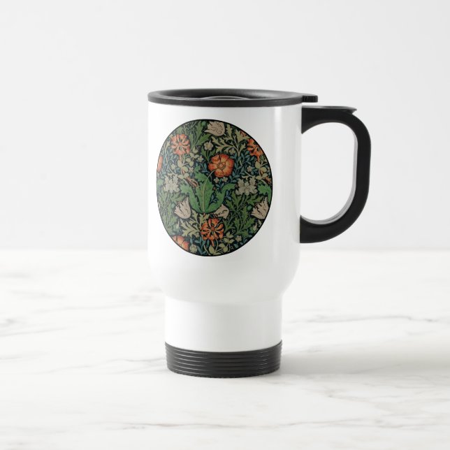William Morris Compton Wallpaper Classic Travel Mug (Right)