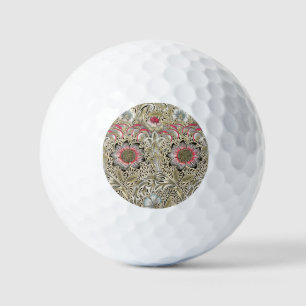 William Morris Corncockle Botanical Vine Floral Golf Balls