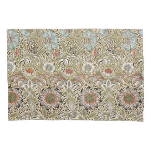 William Morris Corncockle Botanical Vine Floral Pillowcase