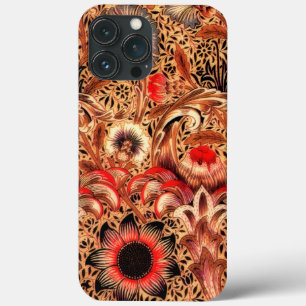William Morris Corncockle Vintage Red Floral iPhone 13 Pro Max Case