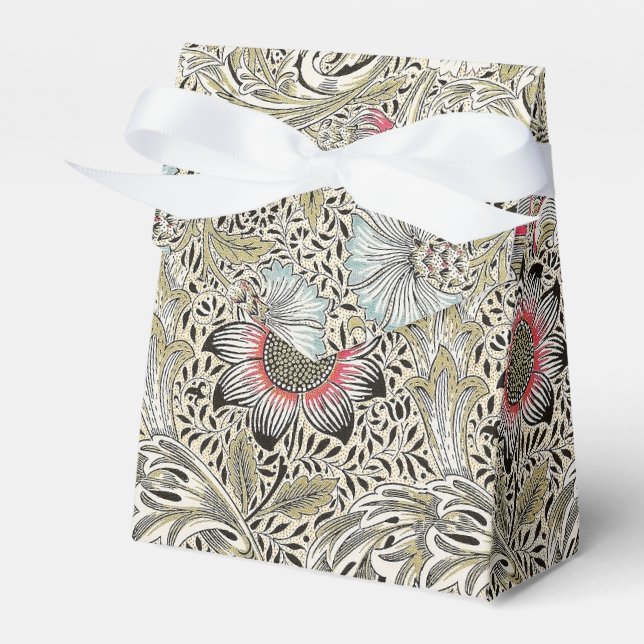 William Morris Corncockle wallpaper floral  Favor Box (Front Side)
