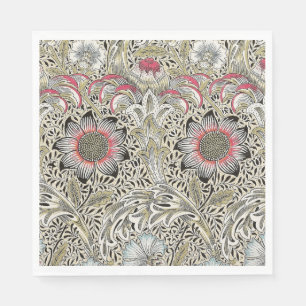 William Morris Corncockle wallpaper floral Napkin