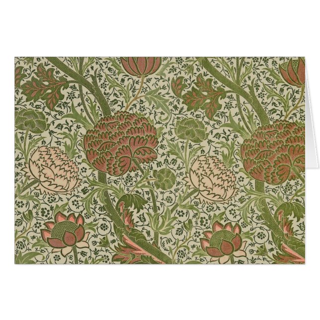 William Morris Cray Fleur de Sage Floral Botanique (Devant horizontal)
