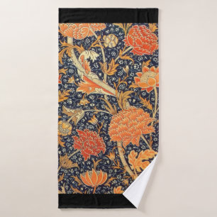 William Morris Cray Floral Art Nouveau Pattern Bath Towel