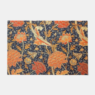 William Morris Cray Floral Art Nouveau Pattern Doormat