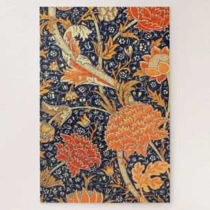 William Morris Cray Floral Art Nouveau Pattern Jigsaw Puzzle