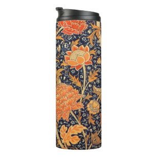 William Morris Cray Floral Art Nouveau Pattern Thermal Tumbler