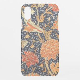 William Morris Cray Floral Art Nouveau Pattern iPhone XR Case