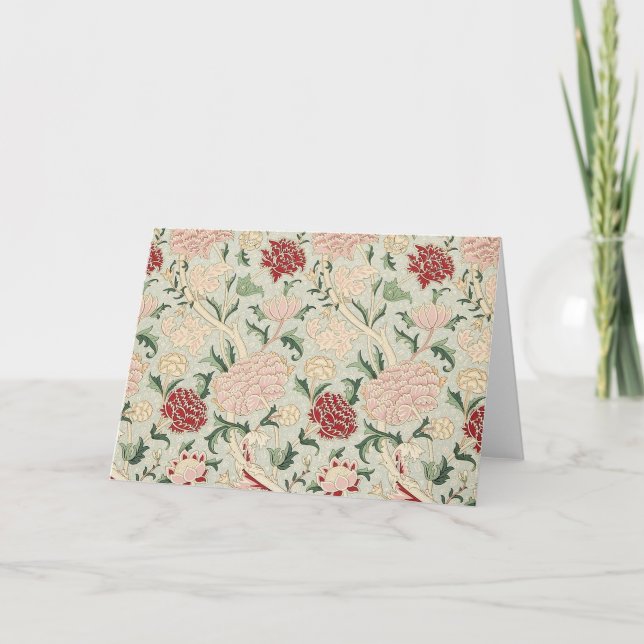 William Morris Cray Floral Card (Front)