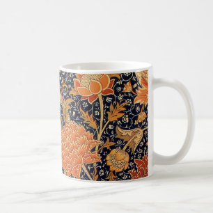 William Morris Cray Floral Pattern Vintage Coffee Mug