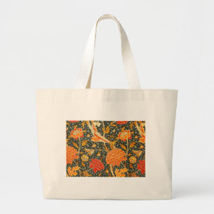 William Morris Cray Floral Pattern Vintage Large Tote Bag