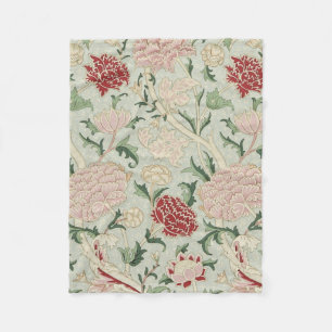 William Morris Cray Floral Pre-Raphaelite Vintage Fleece Blanket