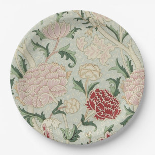William Morris Cray Floral Pre-Raphaelite Vintage Paper Plate