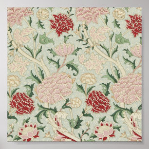 William Morris Cray Floral Pre-Raphaelite Vintage Poster