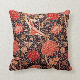 William Morris "Cray" Floral Throw Pillow