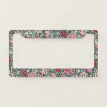 William Morris Cray License Plate Frame