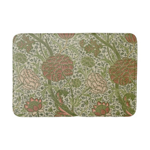 William Morris Cray Sage Flower Floral Botanical Bath Mat