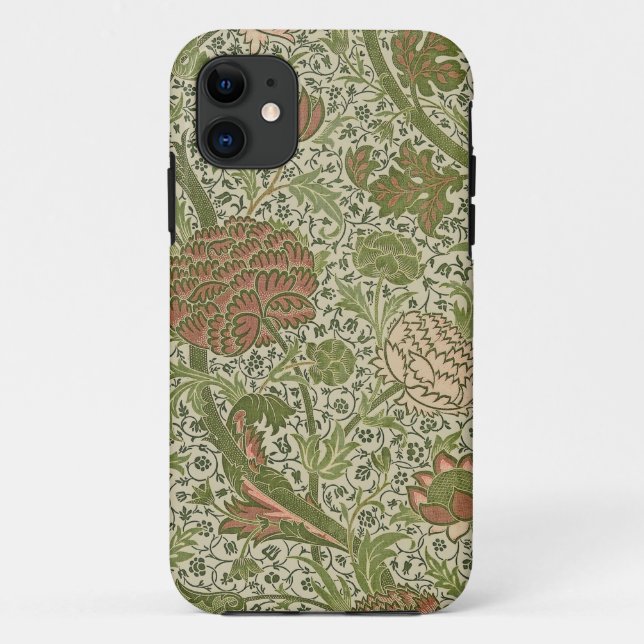 William Morris Cray Sage Flower Floral Botanical Case-Mate iPhone Case (Back)