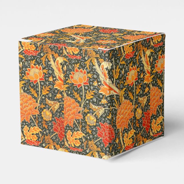 William Morris Cray Wallpaper Pattern Favor Box (Front Side)