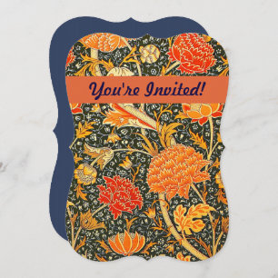 William Morris Cray Wallpaper Pattern Invitation