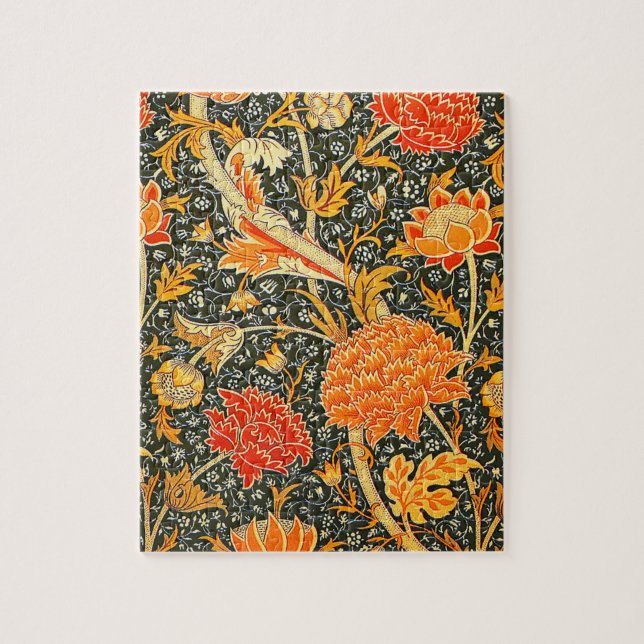 William Morris Cray Wallpaper Pattern Jigsaw Puzzle (Vertical)