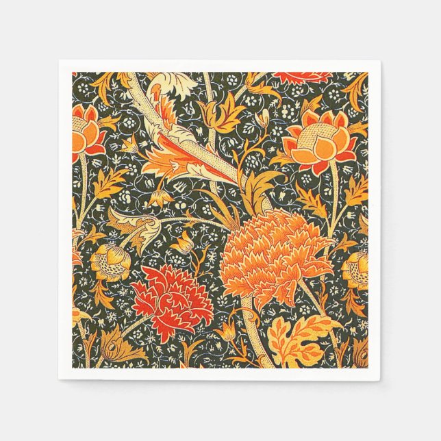 William Morris Cray Wallpaper Pattern Napkin (Front)