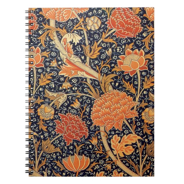 William Morris Cray Wallpaper Pattern Notebook (Front)
