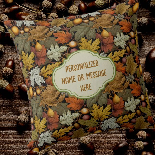 William Morris Customized Autumn Garden Outdoor Outdoor Pillow (Creator Uploaded)