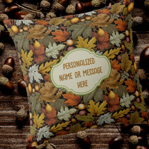 William Morris Customized Autumn Garden Outdoor Pillow