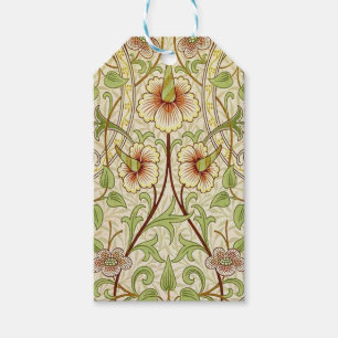 William Morris Daffodil Classic Flower Wallpaper Gift Tags