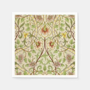 William Morris Daffodil Classic Flower Wallpaper Napkin