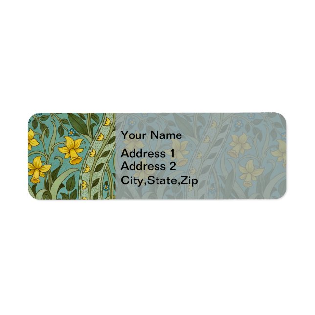 William Morris Daffodil Floral Pattern Classic (Front)