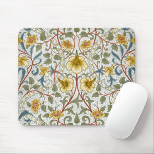 William Morris Daffodil Floral Pattern Mouse Pad