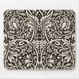 William Morris Daffodil Floral Pattern Vintage Mouse Pad