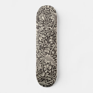 William Morris Daffodil Floral Pattern Vintage Skateboard