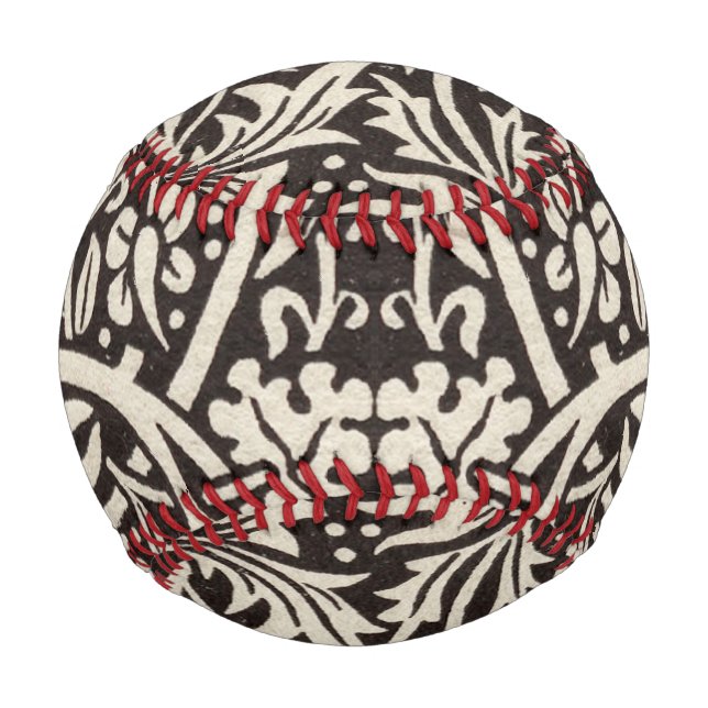 William Morris Daffodil Floral Wallpaper Baseball (Front)