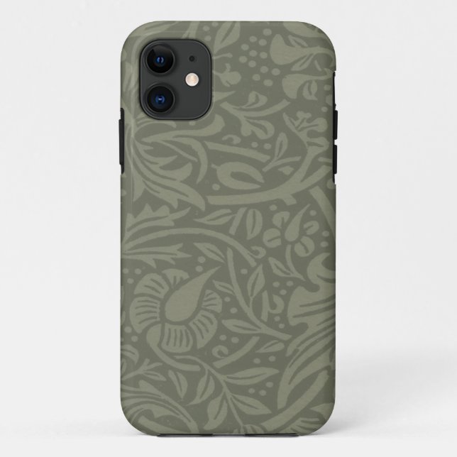 William Morris Daffodil Floral Wallpaper Case-Mate iPhone Case (Back)