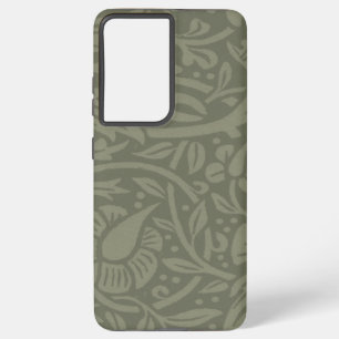 William Morris Daffodil Floral Wallpaper Samsung Galaxy Case