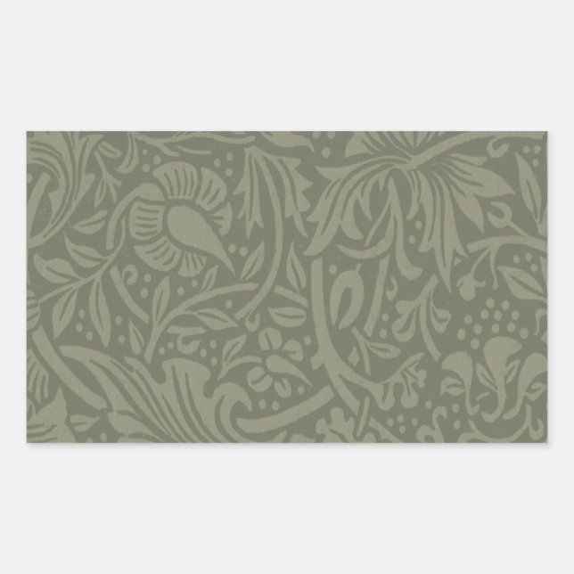 William Morris Daffodil Floral Wallpaper Sticker (Front)