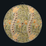 William Morris Daffodil Garden Flower Classic Bota Dartboard<br><div class="desc">This yellow and green botanical flower design is based on the classic William Morris daffodil design and was created in 1891 by Morris & Co. The ornate flower design features daffodils and small flowers,  and is a gorgeous botanical pattern for an elegant décor touch.</div>