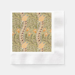 William Morris Daffodil Garden Flower Classic Bota Napkin