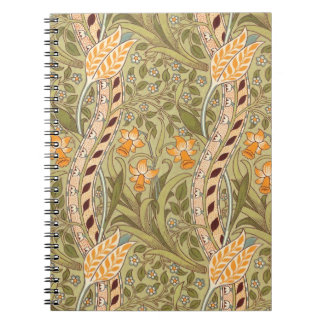 William Morris Daffodil Garden Flower Classic Bota Notebook