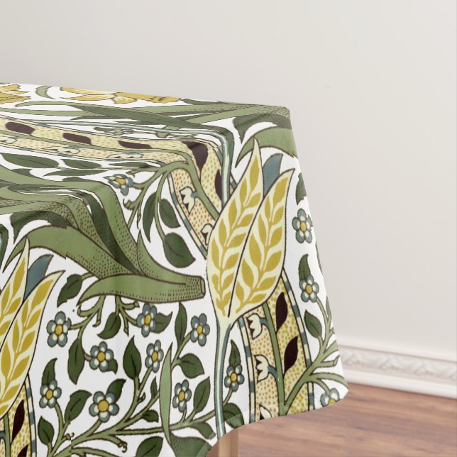 William Morris Daffodil Vintage Pattern Tablecloth (In Situ)