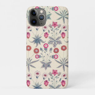William Morris Daisy Floral Pattern Red Orange iPhone 11 Pro Case