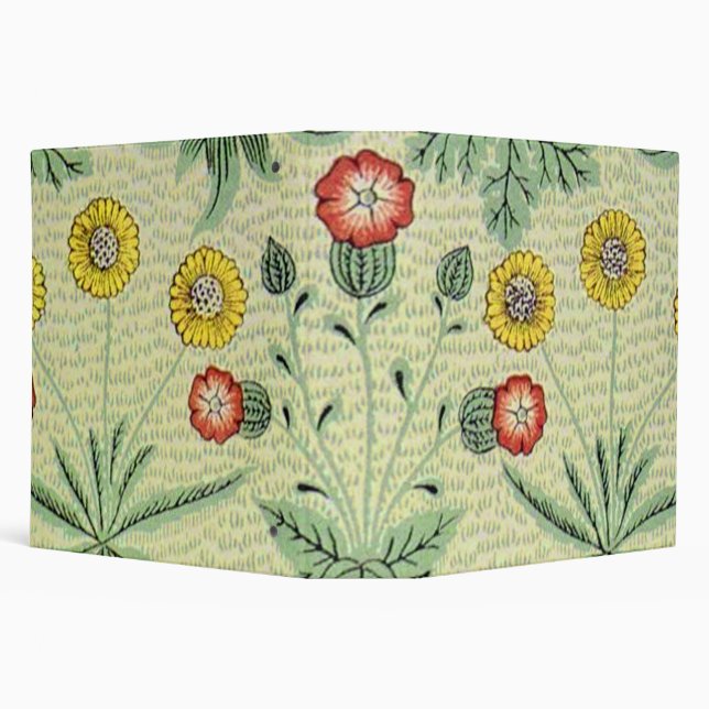 William Morris Daisy Floral Wallpaper Pattern Binder (Background)